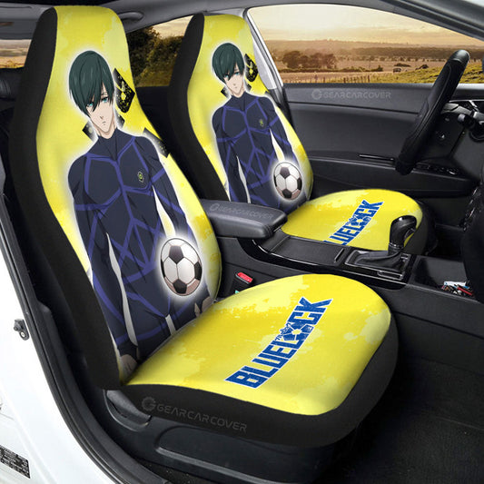 Rin Itoshi Car Seat Covers Custom - Gearcarcover - 2
