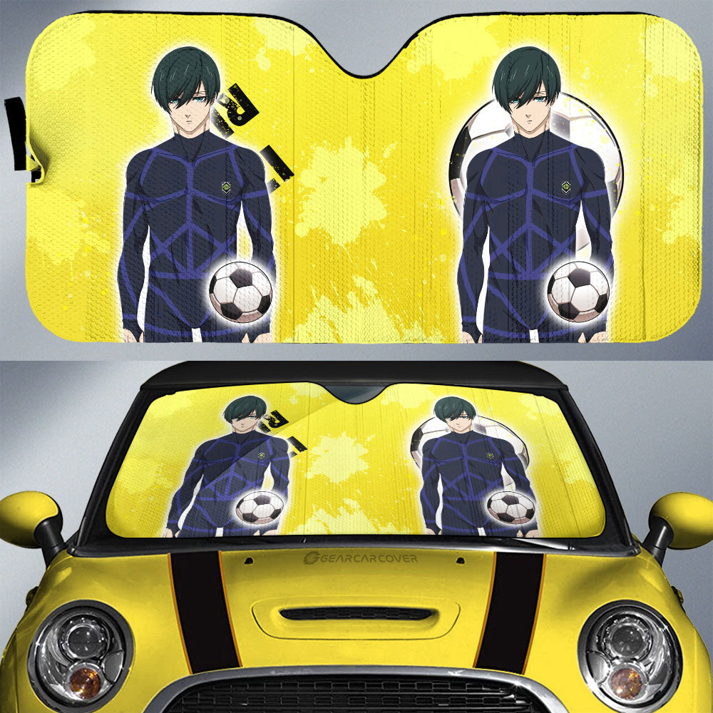 Rin Itoshi Car Sunshade Custom - Gearcarcover - 1