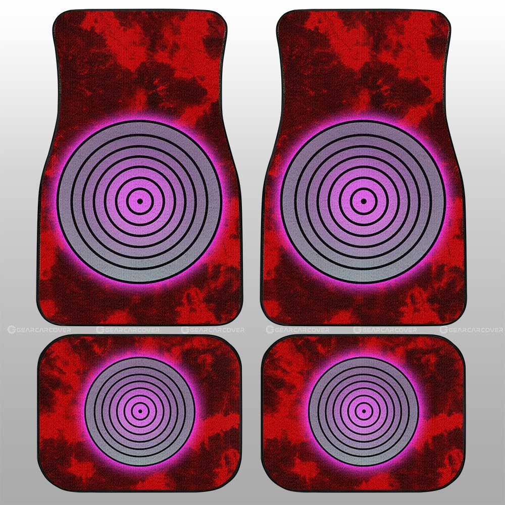 Rinnegan Car Floor Mats Custom Tie Dye Style - Gearcarcover - 1