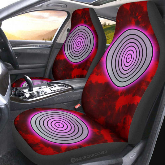 Rinnegan Car Seat Covers Custom Anime Tie Dye Style - Gearcarcover - 2