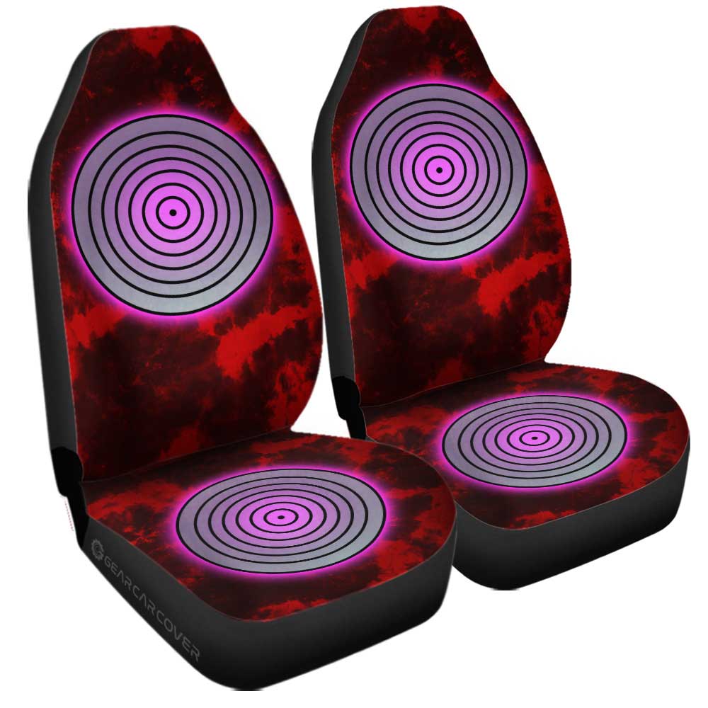 Rinnegan Car Seat Covers Custom Anime Tie Dye Style - Gearcarcover - 3