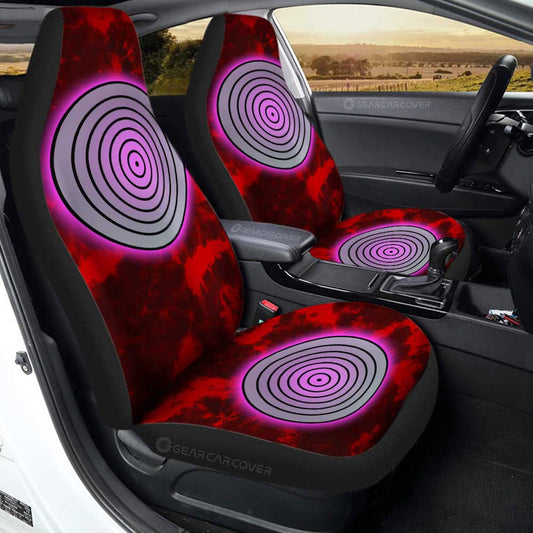 Rinnegan Car Seat Covers Custom Anime Tie Dye Style - Gearcarcover - 1