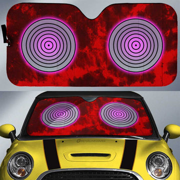 Rinnegan Car Sunshade Custom Anime Tie Dye Style - Gearcarcover - 1