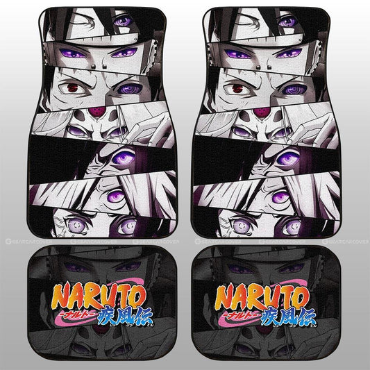 Rinnegan Eyes Car Floor Mats Custom Anime Car Accessories - Gearcarcover - 1