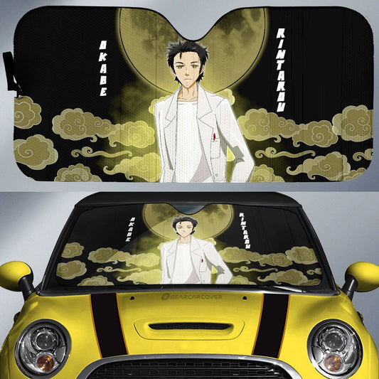 Rintarou Okabe Car Sunshade Custom Car Accessories - Gearcarcover - 1