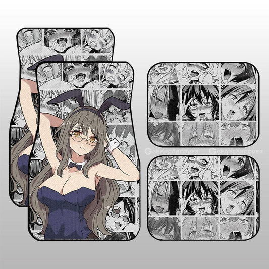 Rio Futaba Car Floor Mats Custom Bunny Girl Senpai Car Accessories - Gearcarcover - 1