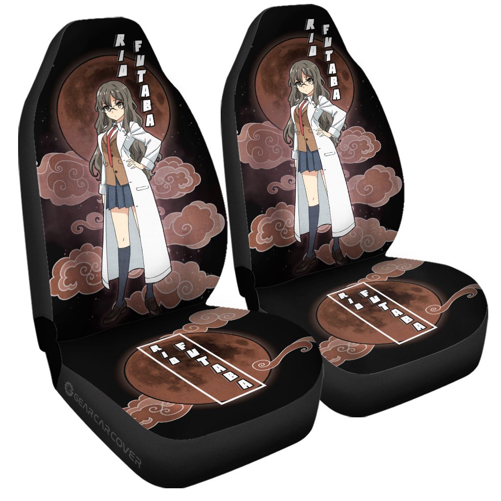 Rio Futaba Car Seat Covers Custom Bunny Girl Senpai Car Accessories - Gearcarcover - 3