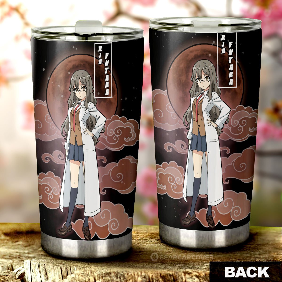 Rio Futaba Tumbler Cup Custom Bunny Girl Senpai Car Accessories - Gearcarcover - 3