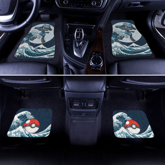 Riolu Car Floor Mats Custom Pokemon Car Accessories - Gearcarcover - 2