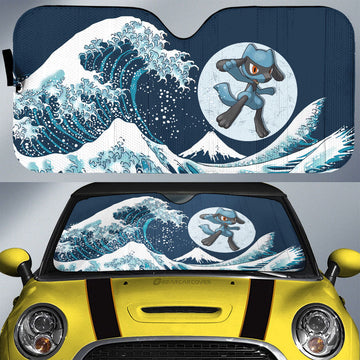 Riolu Car Sunshade Custom Pokemon Car Accessories - Gearcarcover - 1