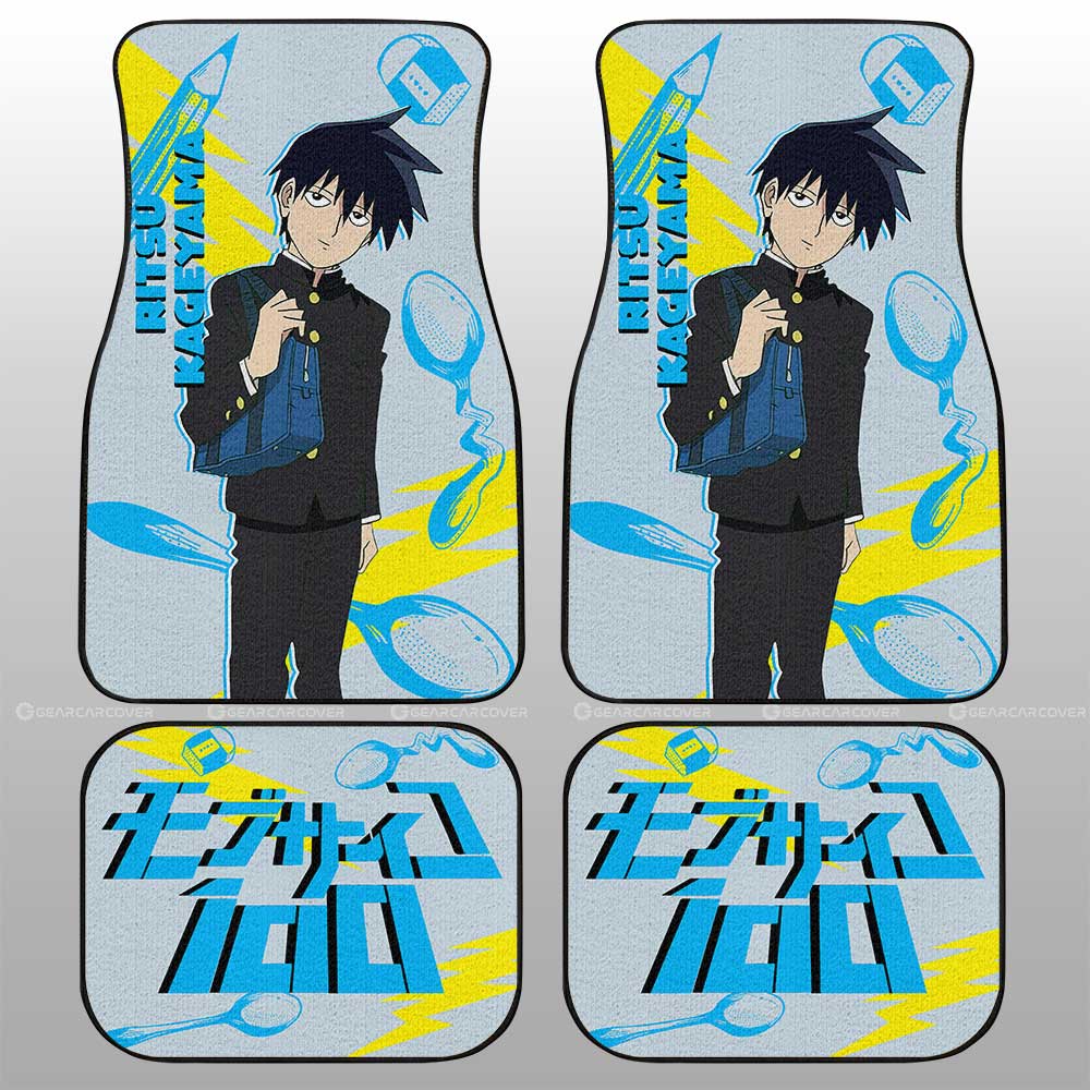 Ritsu Kageyama Car Floor Mats Custom Car Accessories - Gearcarcover - 2