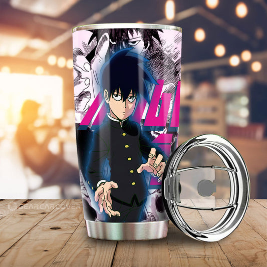 Ritsu Kageyama Tumbler Cup Custom Car Interior Accessories - Gearcarcover - 1