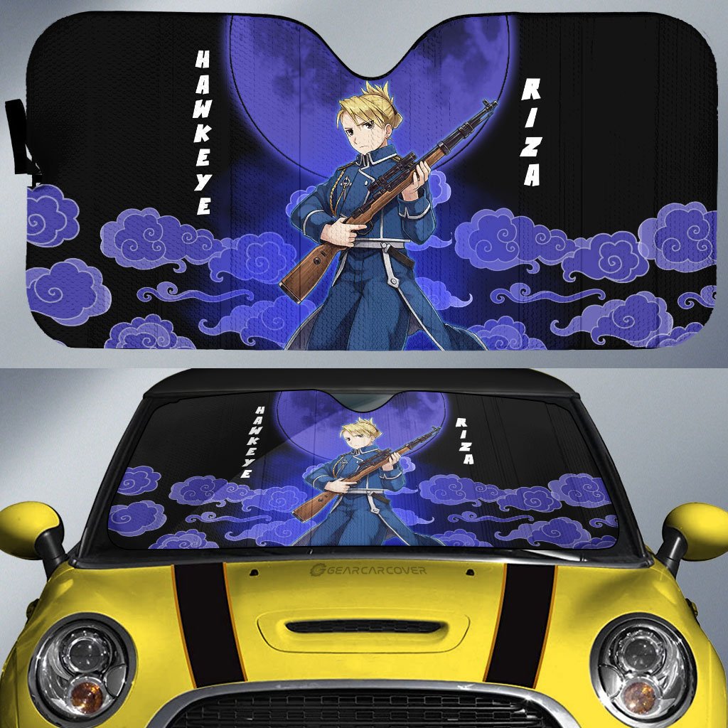 Riza Hawkeye Car Sunshade Custom Car Accessories - Gearcarcover - 1