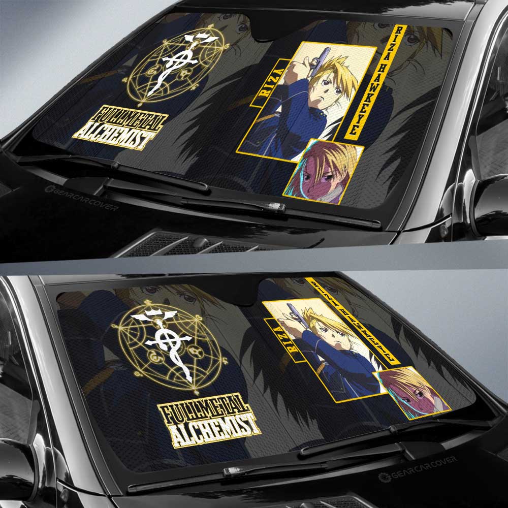 Riza Hawkeye Car Sunshade Custom - Gearcarcover - 2