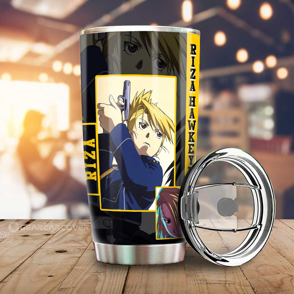 Riza Hawkeye Tumbler Cup Custom - Gearcarcover - 1