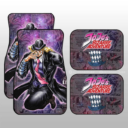 Robert E. O Speedwagon Car Floor Mats Custom JJBA Car Accessories - Gearcarcover - 1