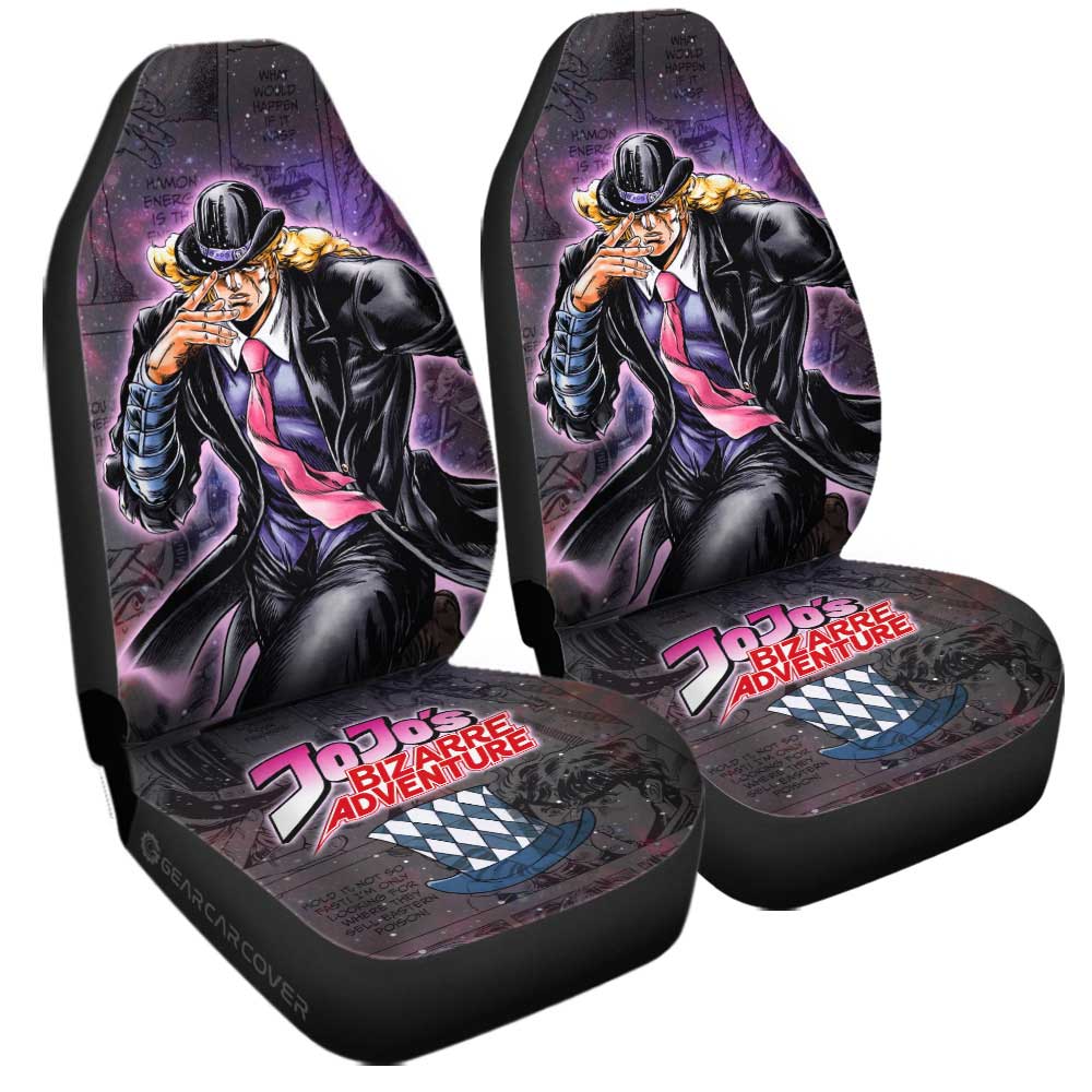Robert E. O Speedwagon Car Seat Covers Custom JJBA Car - Gearcarcover - 3