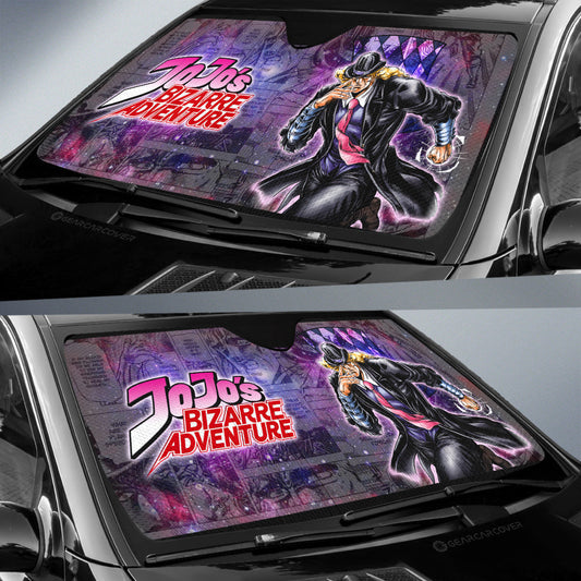 Robert E. O. Speedwagon Car Sunshade Custom JJBA Car Accessories - Gearcarcover - 2