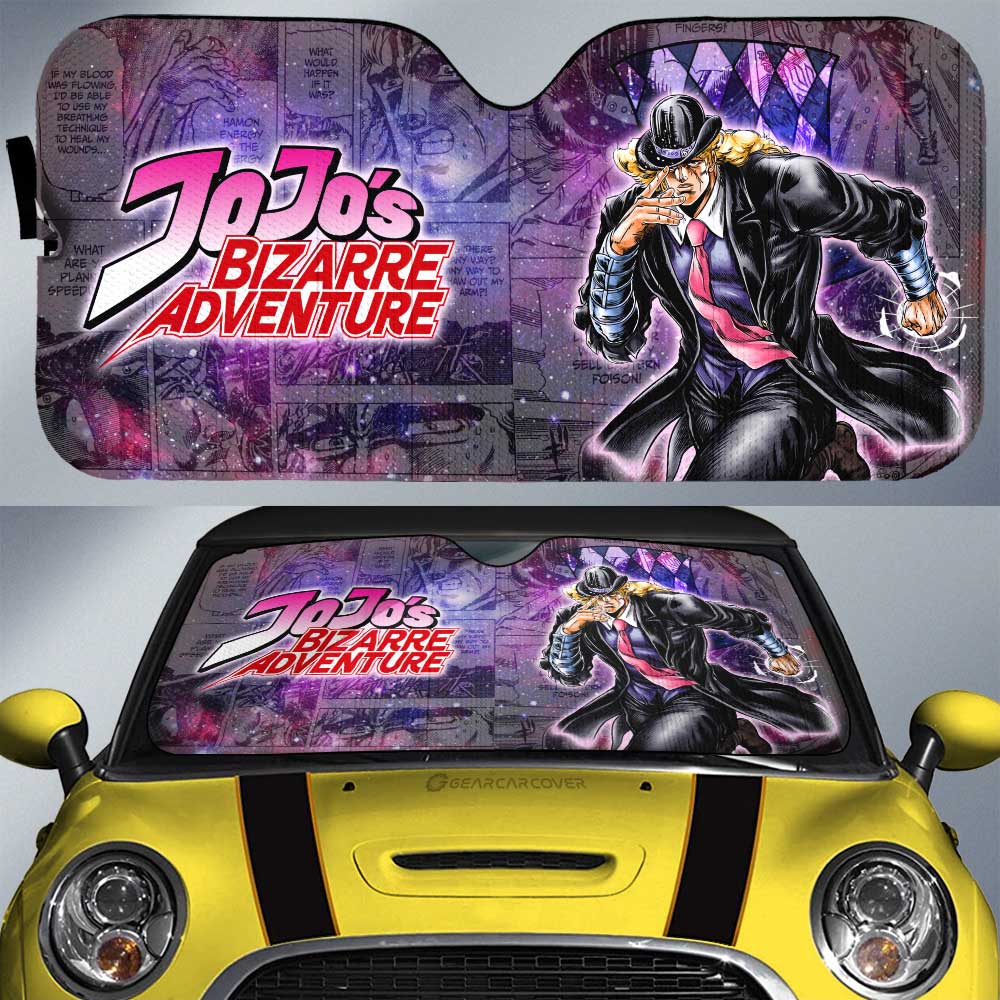 Robert E. O. Speedwagon Car Sunshade Custom JJBA Car Accessories - Gearcarcover - 1
