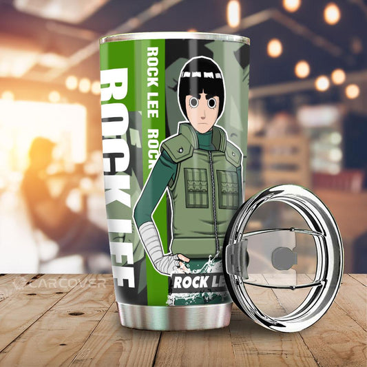 Rock Lee Anime Tumbler Cup Custom Car Accessories - Gearcarcover - 1