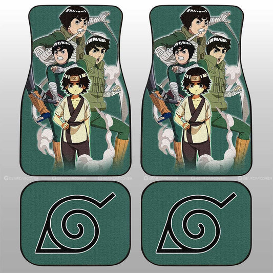 Rock Lee Car Floor Mats Custom Anime Car Accessories For Fans - Gearcarcover - 2