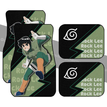 Rock Lee Car Floor Mats Custom Anime Car Accessories - Gearcarcover - 1