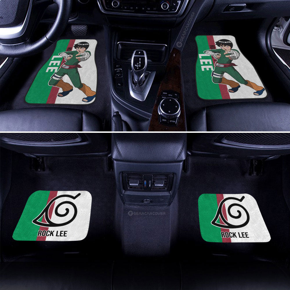 Rock Lee Car Floor Mats Custom Anime Car Accessories - Gearcarcover - 3