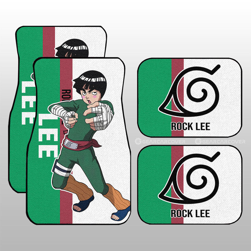 Rock Lee Car Floor Mats Custom Anime Car Accessories - Gearcarcover - 1