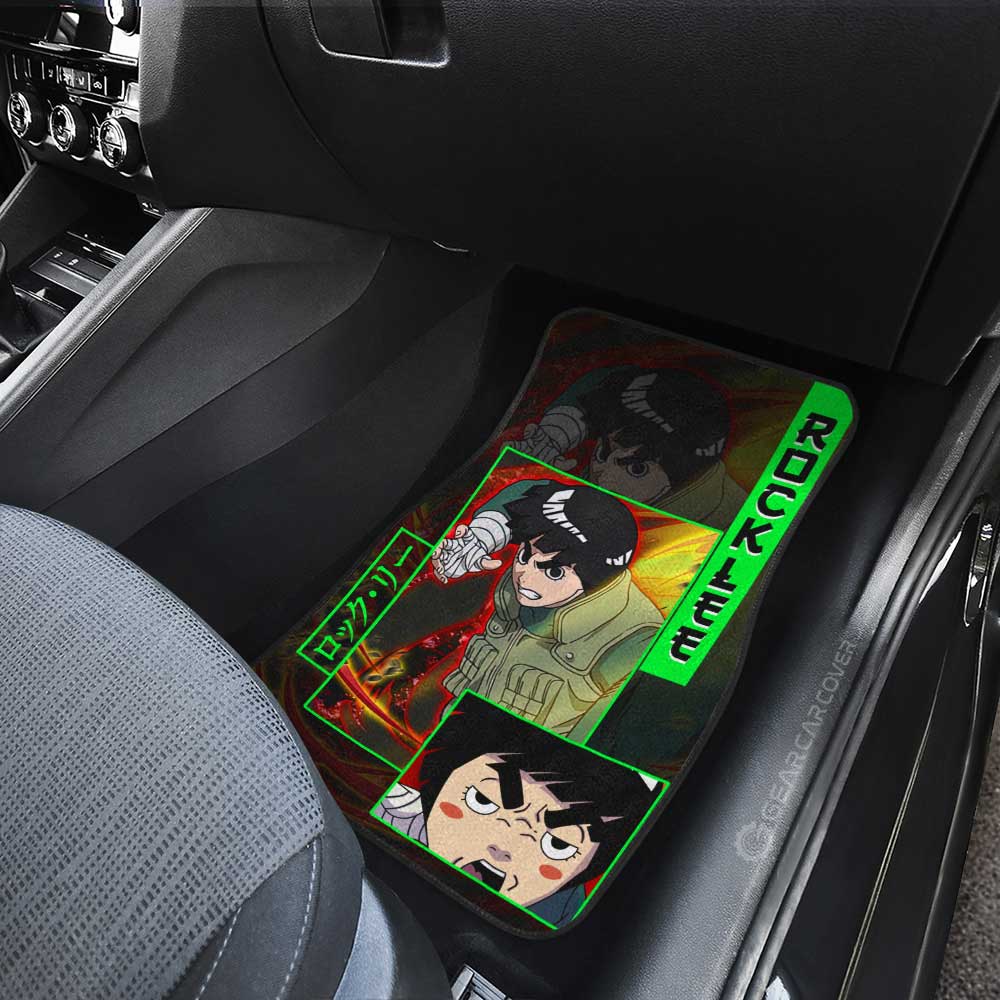 Rock Lee Car Floor Mats Custom Anime Car Accessories - Gearcarcover - 3