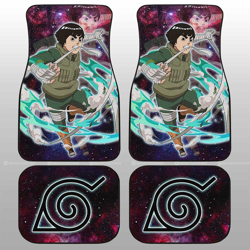 Rock Lee Car Floor Mats Custom Anime Galaxy Style Car Accessories For Fans - Gearcarcover - 2