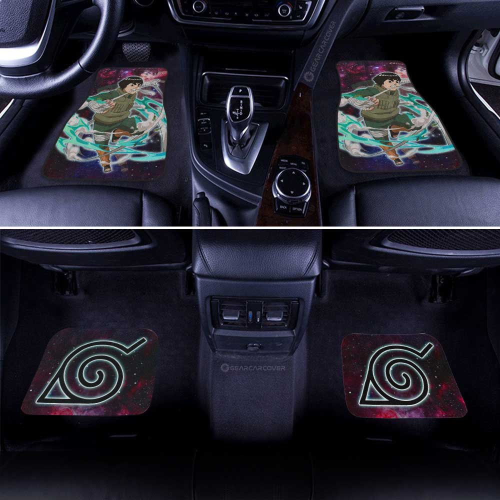 Rock Lee Car Floor Mats Custom Anime Galaxy Style Car Accessories For Fans - Gearcarcover - 3