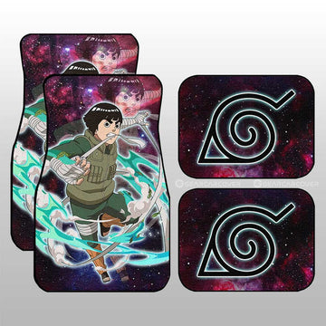 Rock Lee Car Floor Mats Custom Anime Galaxy Style Car Accessories For Fans - Gearcarcover - 1