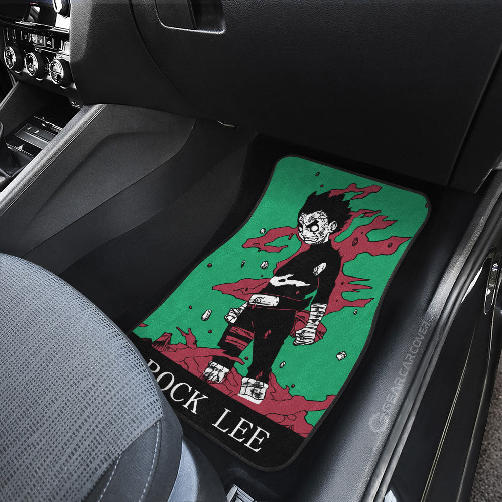 Rock Lee Car Floor Mats Custom Car Accessories Manga Color Style - Gearcarcover - 4
