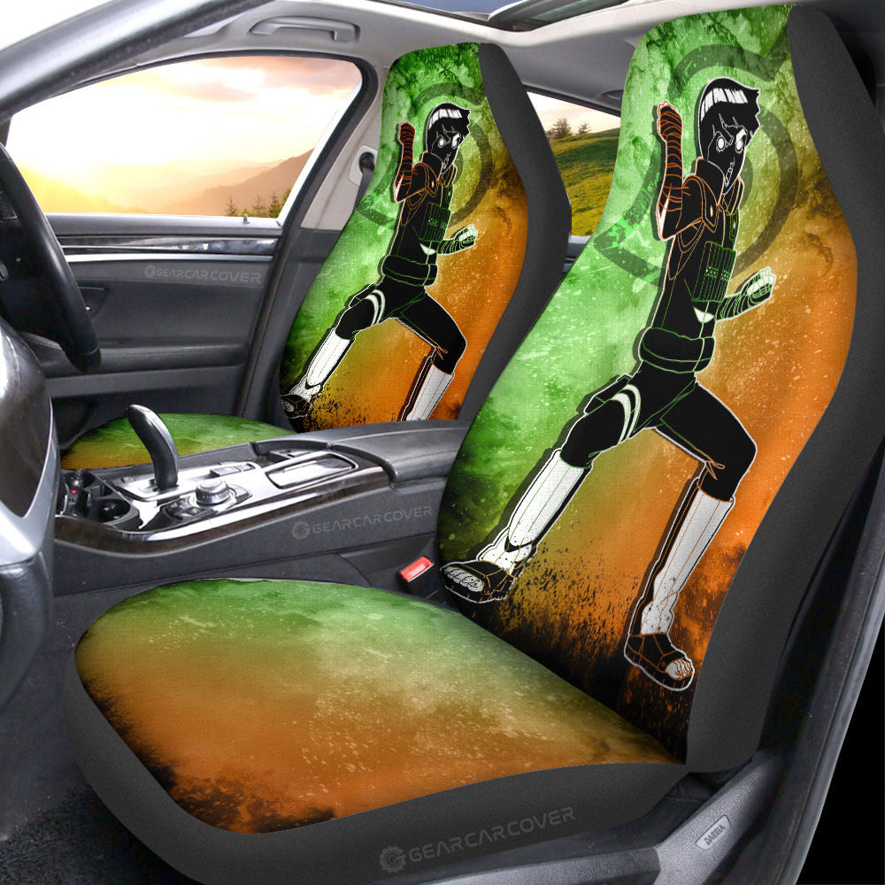 Rock Lee Car Seat Covers Custom Anime Car Accessories - Gearcarcover - 1