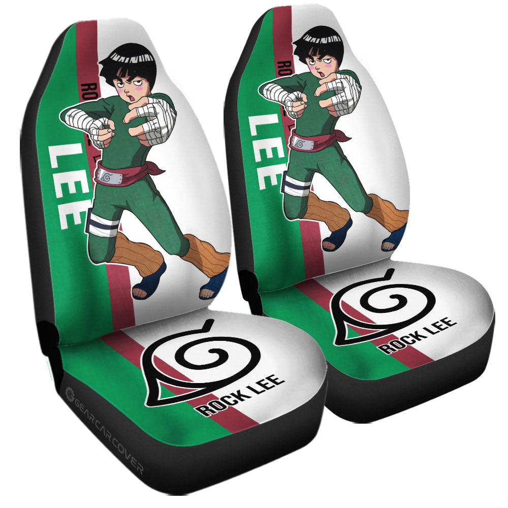 Rock Lee Car Seat Covers Custom Anime Car Accessories - Gearcarcover - 3