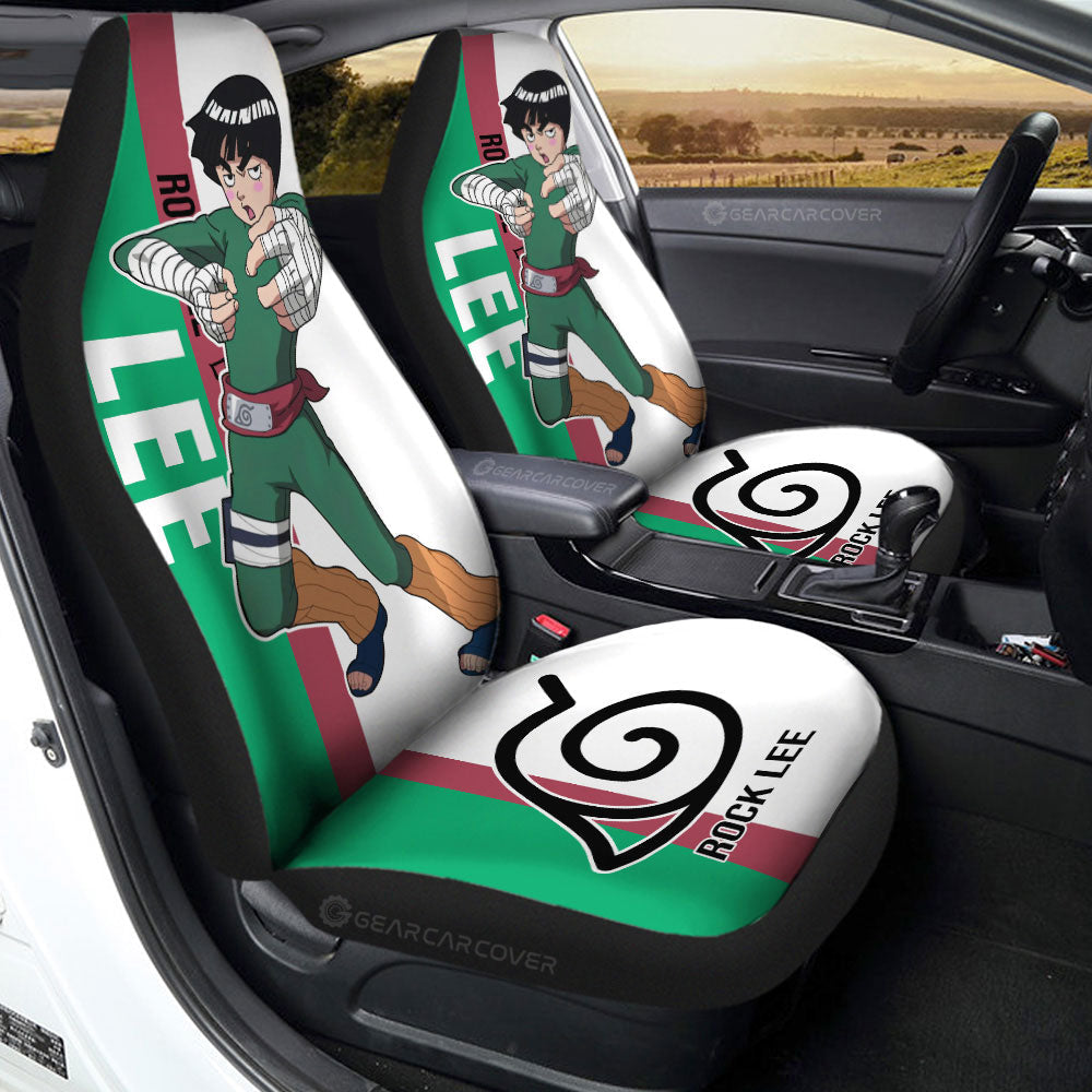 Rock Lee Car Seat Covers Custom Anime Car Accessories - Gearcarcover - 1