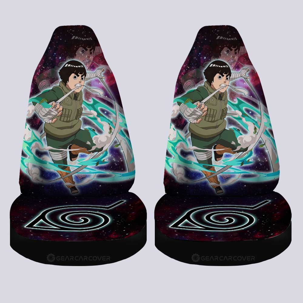 Rock Lee Car Seat Covers Custom Anime Galaxy Style Car Accessories For Fans - Gearcarcover - 4