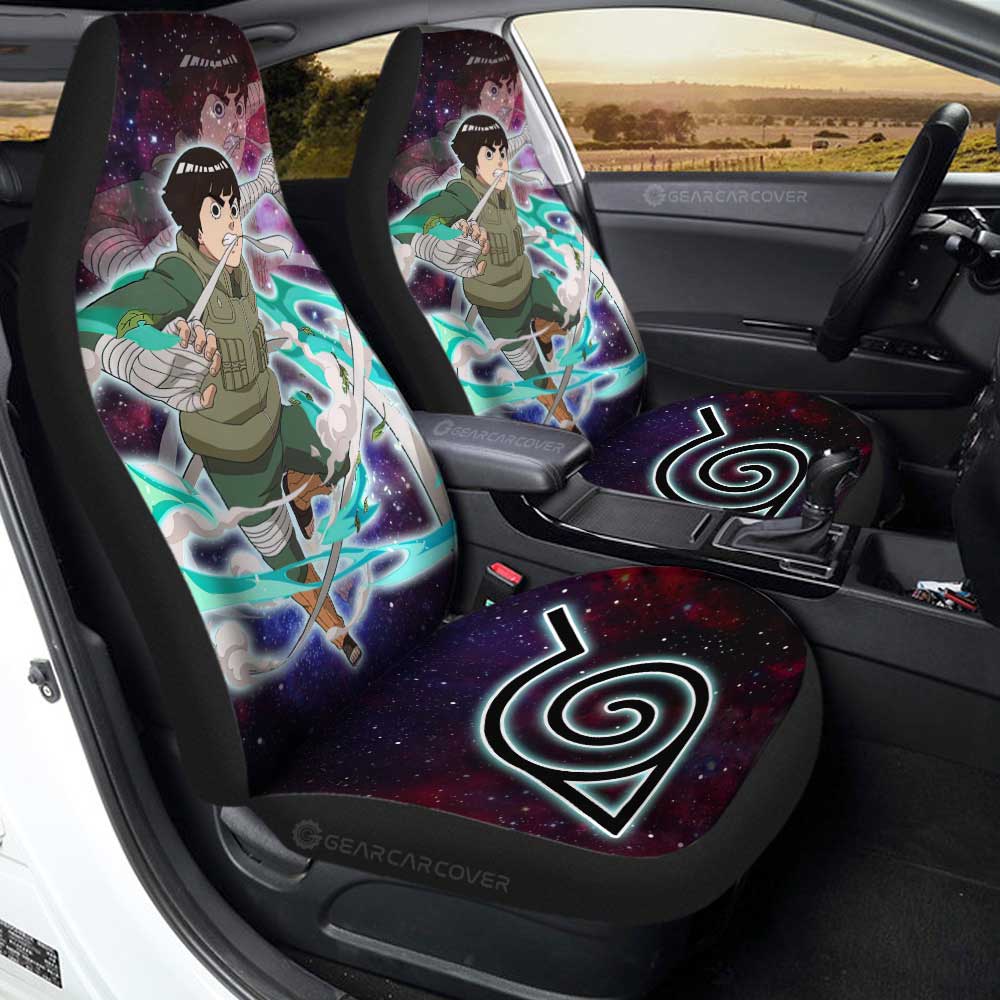 Rock Lee Car Seat Covers Custom Anime Galaxy Style Car Accessories For Fans - Gearcarcover - 1