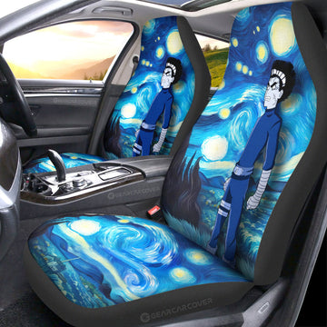 Rock Lee Car Seat Covers Custom Starry Night Styles - Gearcarcover - 1