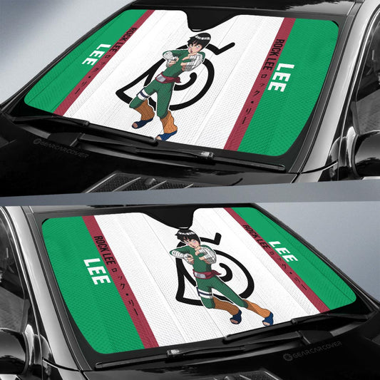 Rock Lee Car Sunshade Custom Anime Car Accessories - Gearcarcover - 2