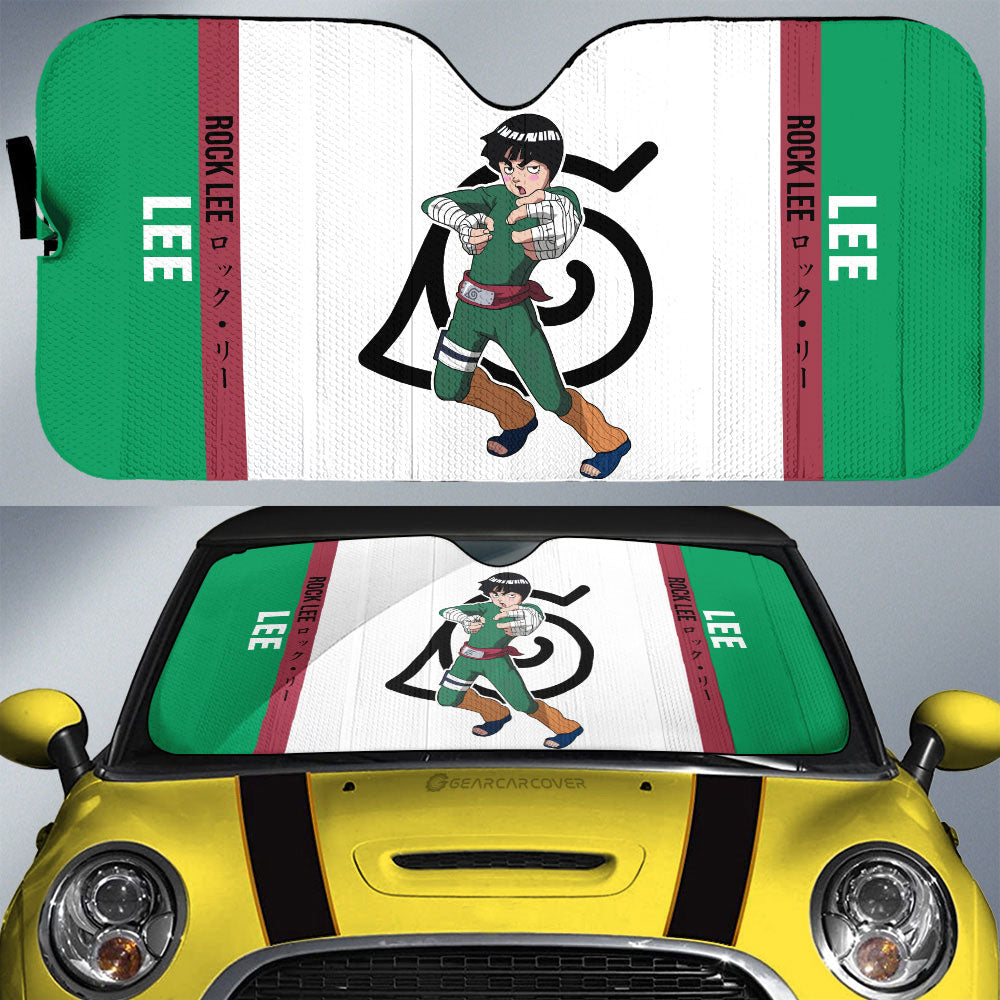 Rock Lee Car Sunshade Custom Anime Car Accessories - Gearcarcover - 1