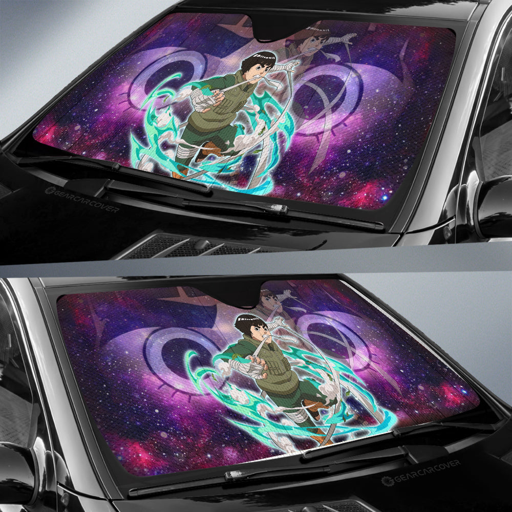 Rock Lee Car Sunshade Custom Anime Galaxy Style Car Accessories For Fans - Gearcarcover - 2