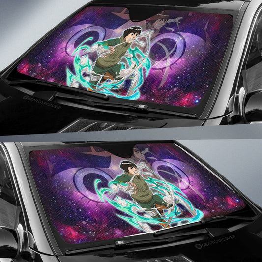 Rock Lee Car Sunshade Custom Anime Galaxy Style Car Accessories For Fans - Gearcarcover - 2