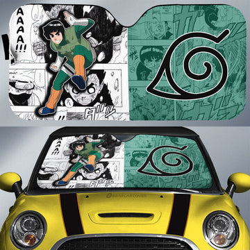 Rock Lee Car Sunshade Custom Anime Mix Manga Car Accessories - Gearcarcover - 1