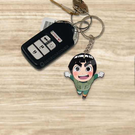 Rock Lee Keychains Custom Anime Car Accessories - Gearcarcover - 1