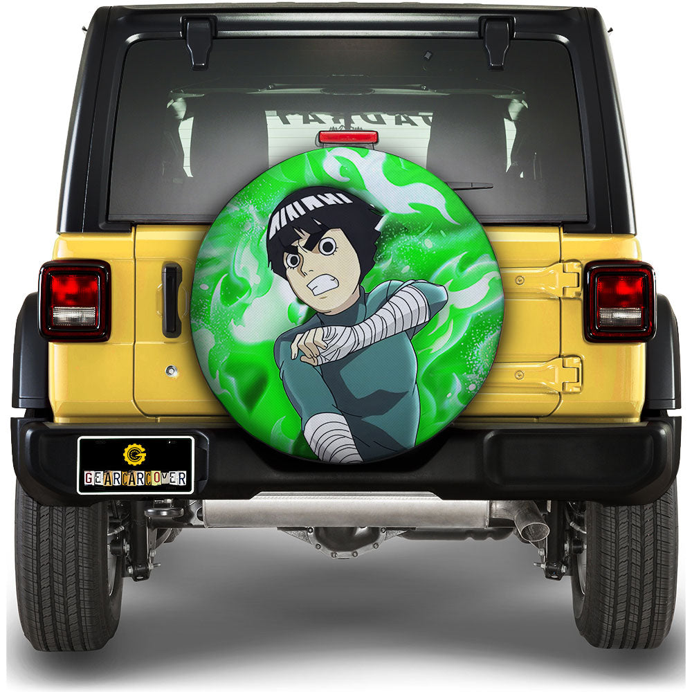 Rock Lee Spare Tire Covers Custom For Anime Fans - Gearcarcover - 1