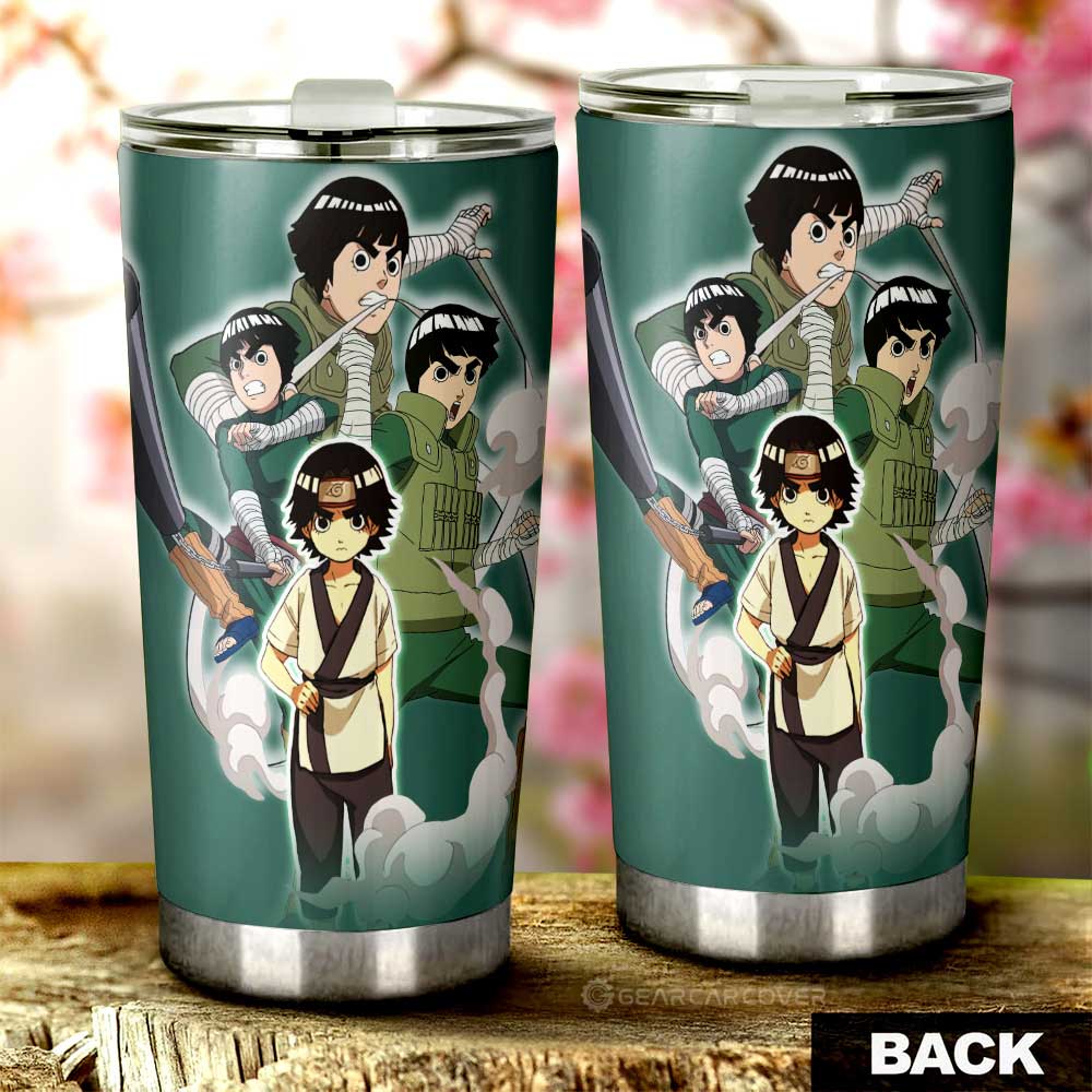 Rock Lee Tumbler Cup Custom Anime Car Accessories For Fans - Gearcarcover - 3