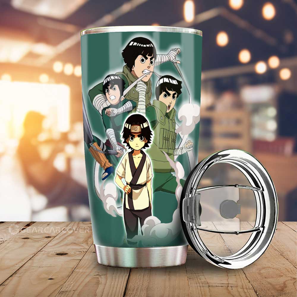 Rock Lee Tumbler Cup Custom Anime Car Accessories For Fans - Gearcarcover - 1