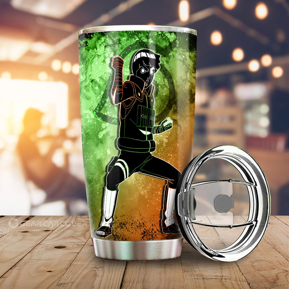 Rock Lee Tumbler Cup Custom Anime Car Accessories - Gearcarcover - 1