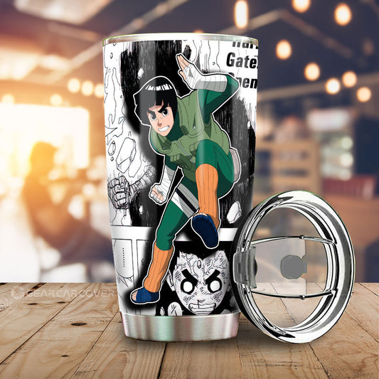 Rock Lee Tumbler Cup Custom Anime Car Accessories Mix Manga - Gearcarcover - 1